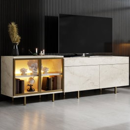 Hanah Home Vienna - Travertino, Gold